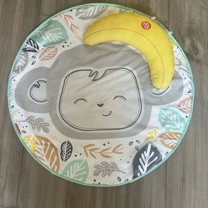 Fisher-Price Monkey Play Mat with Yellow Banana